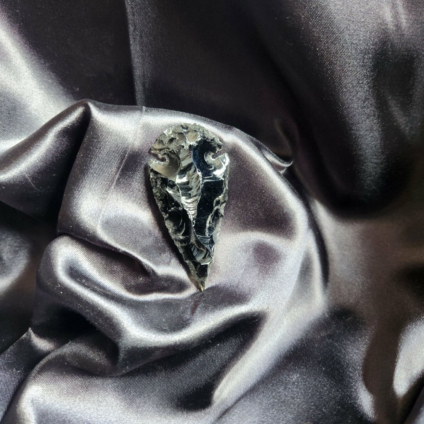 Black Obsidian Arrowhead