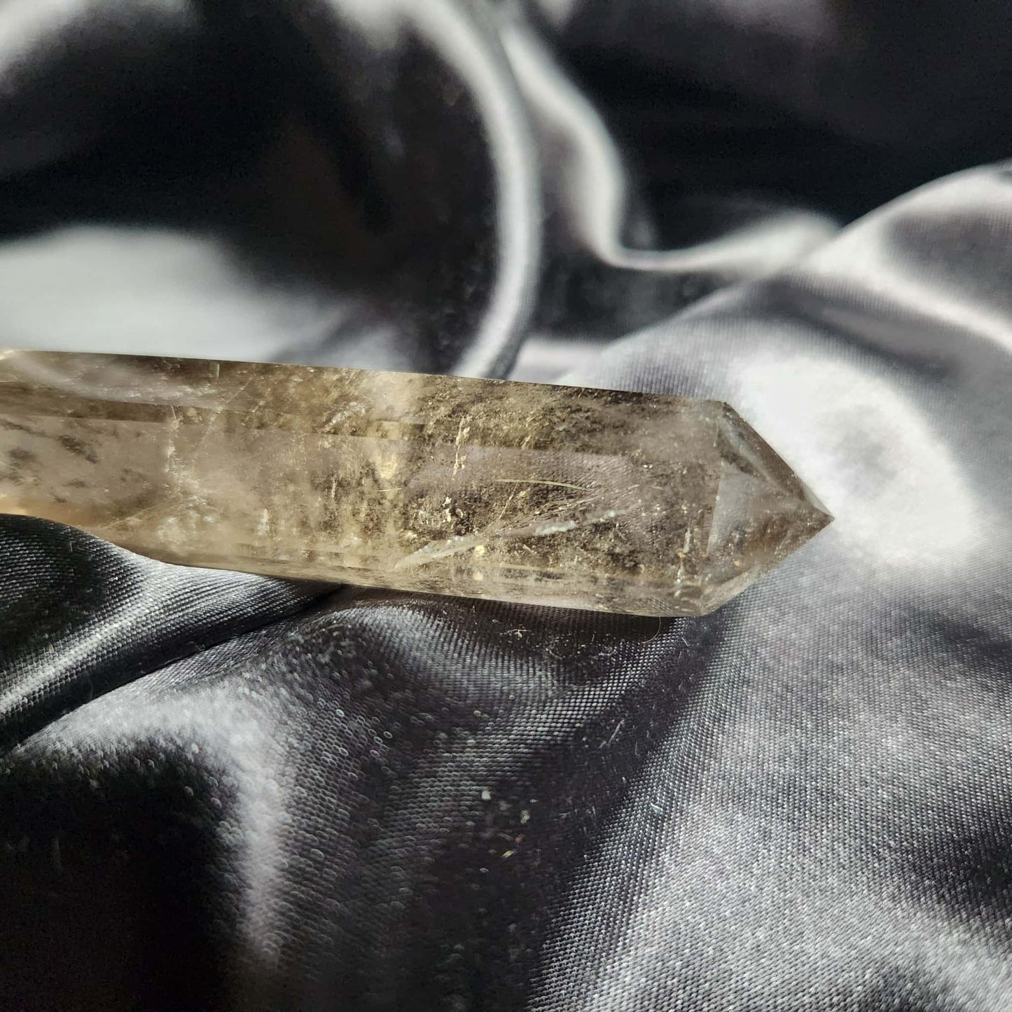 Rutile in Smokey Quartz