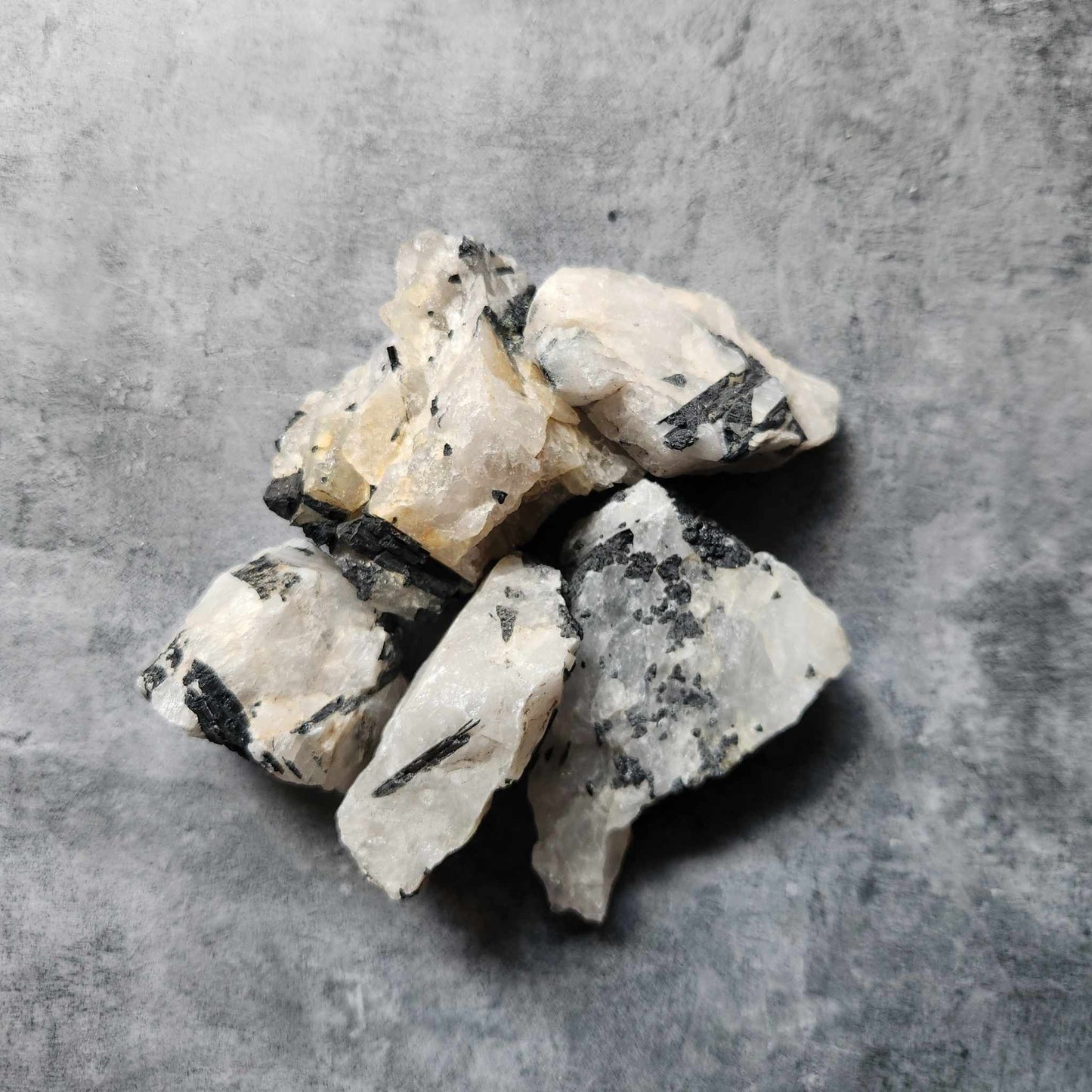 Black Tourmaline in Quartz