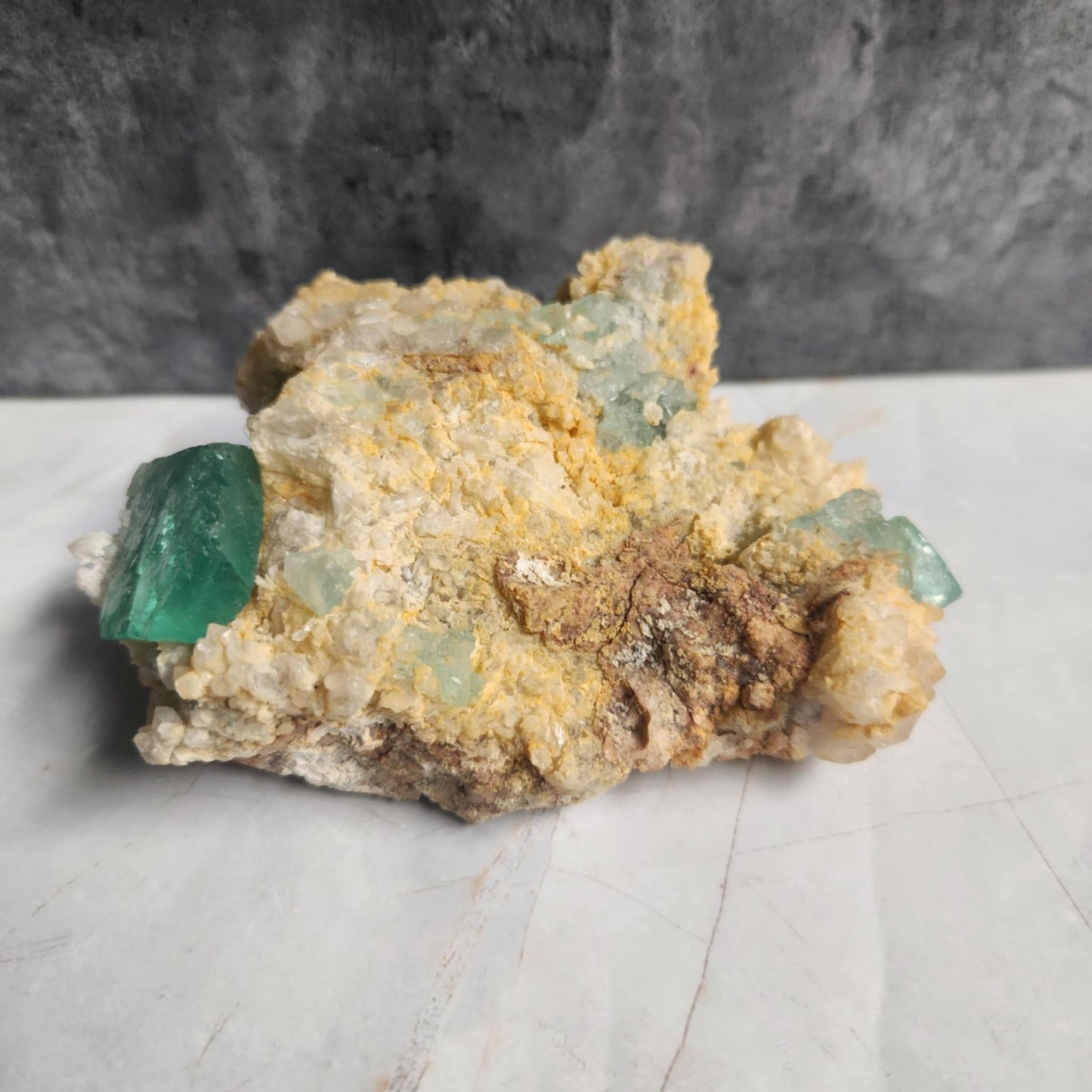 Fluorite in Matrix
