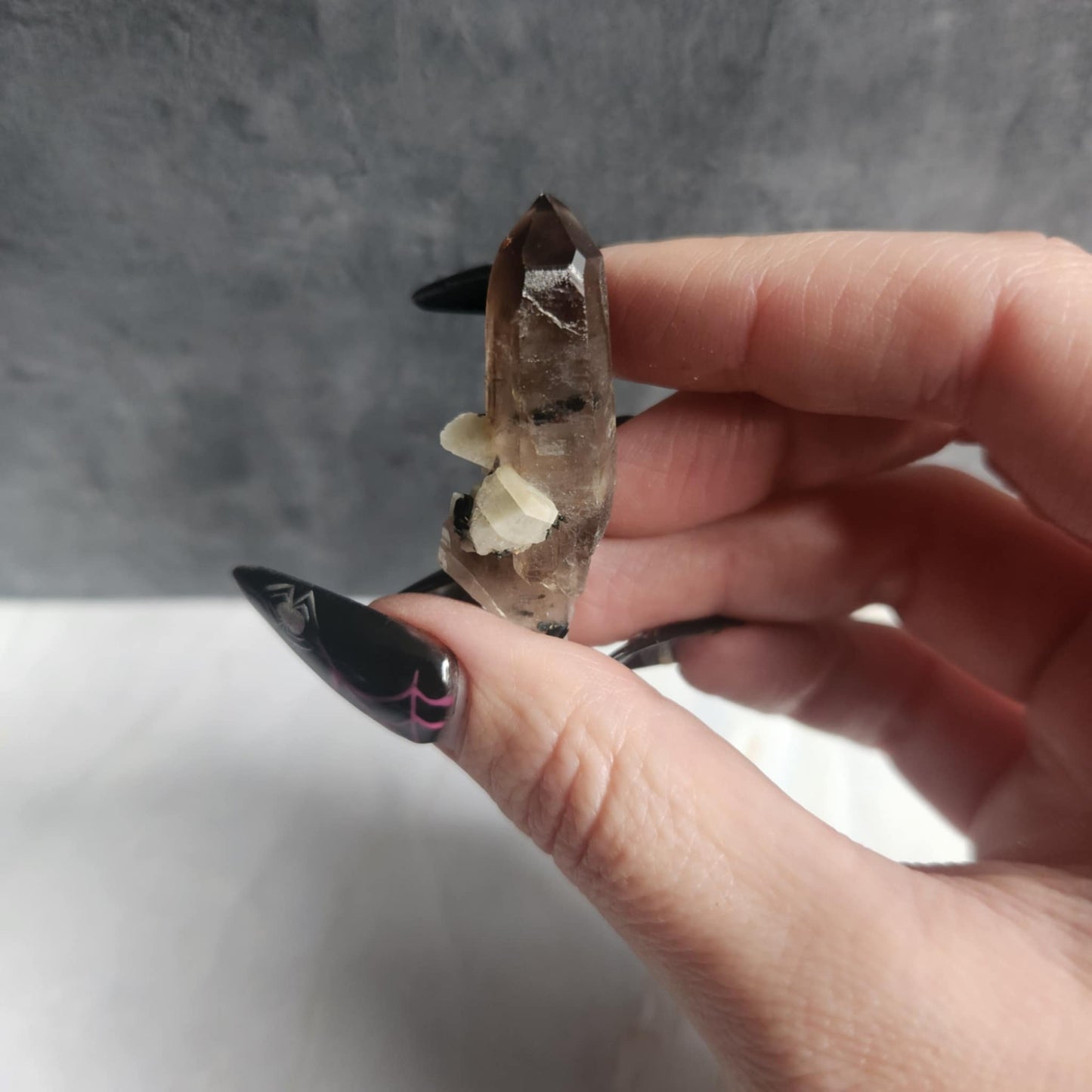 Aegirine & Smoky Quartz
