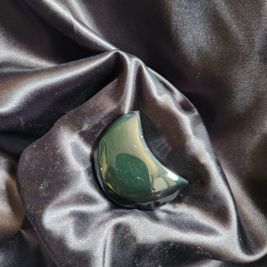 Rainbow Obsidian Moon