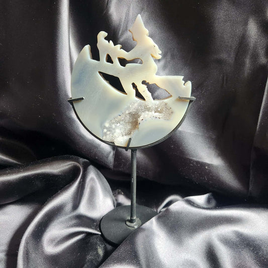 Druzy Agate Witch