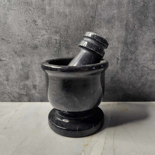 Black Jade Mortar & Pestle