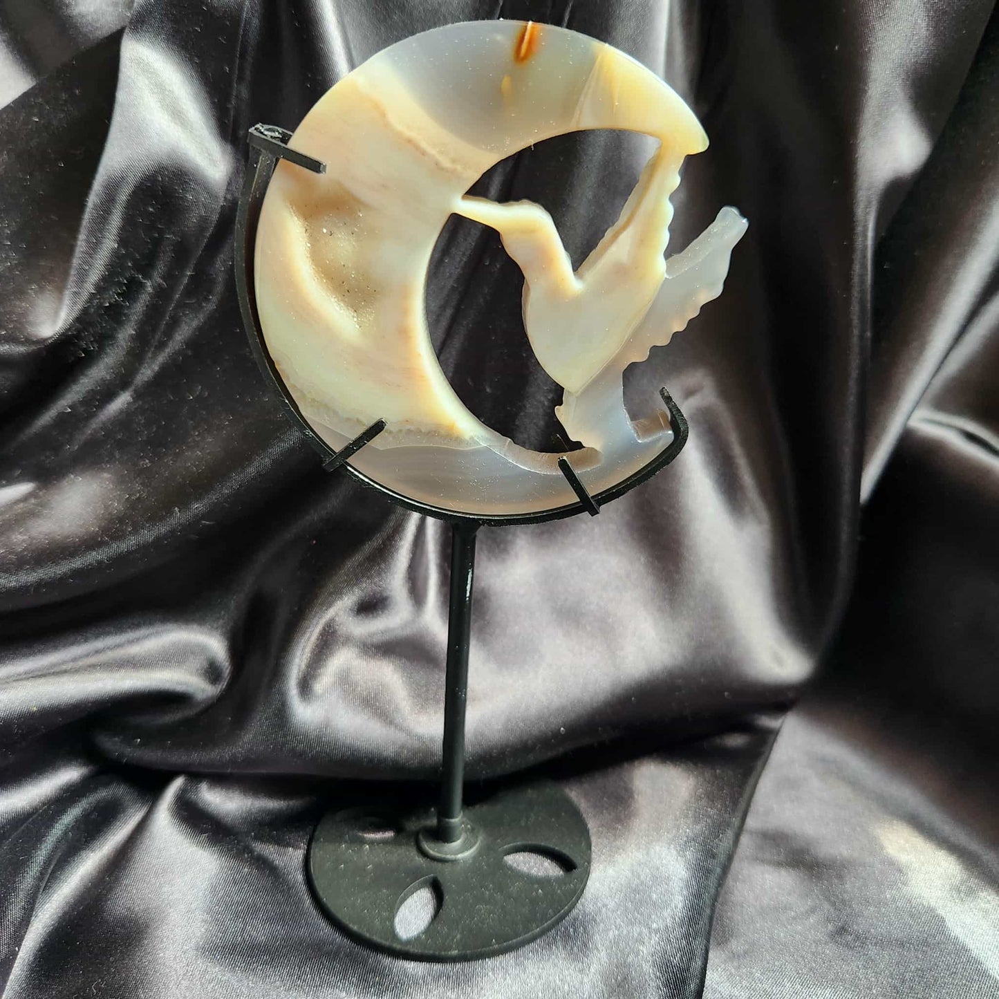 Druzy Agate Hummingbird