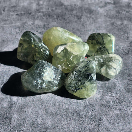 Epidote in Prehnite