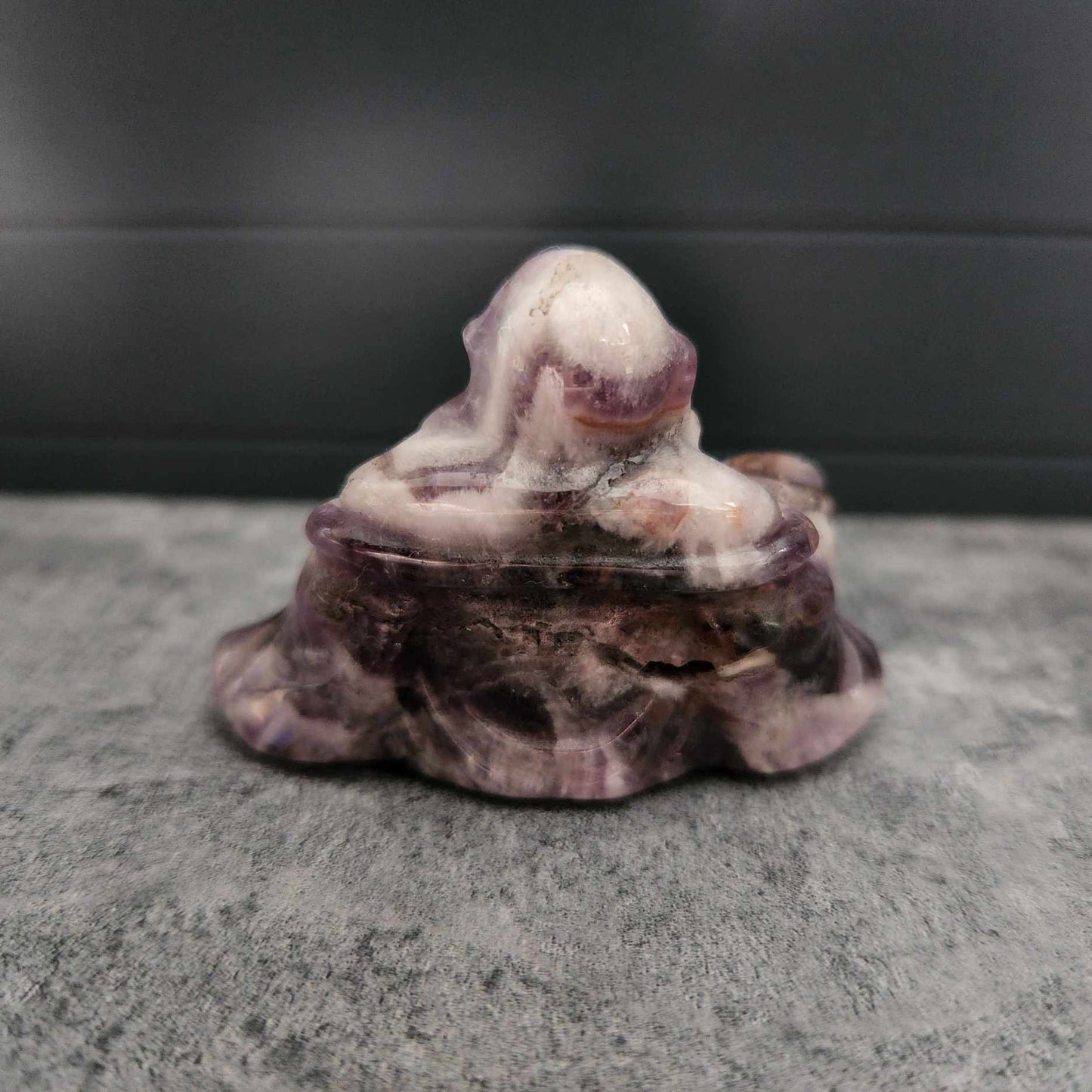 Chevron Amethyst Buddha