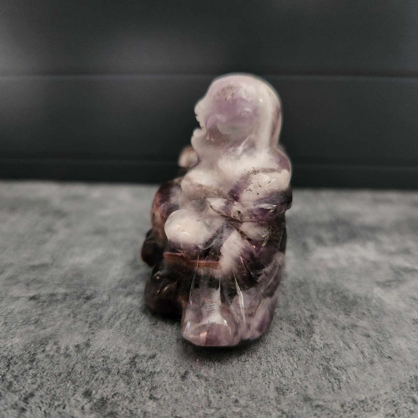 Chevron Amethyst Buddha