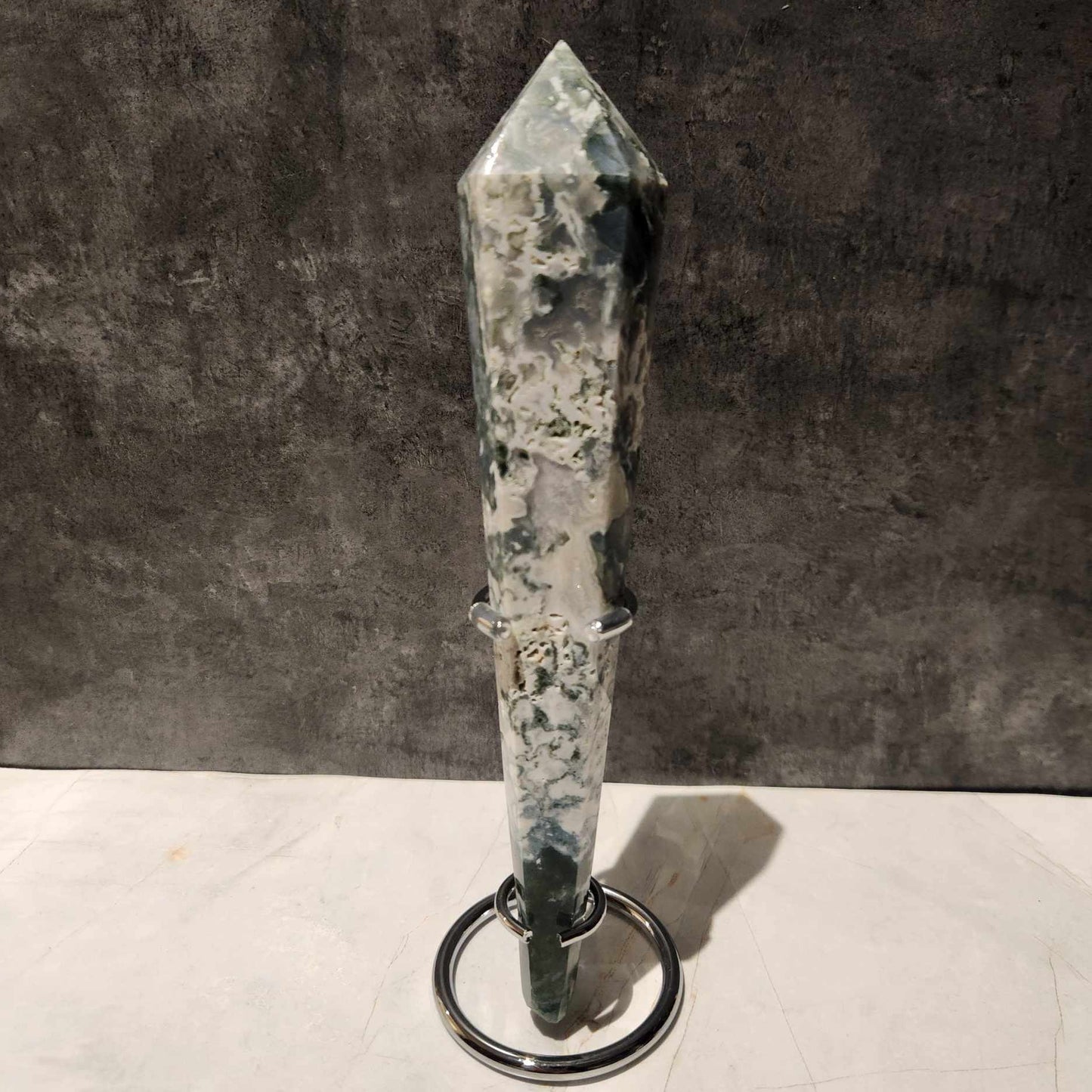 Moss Agate- Scepter