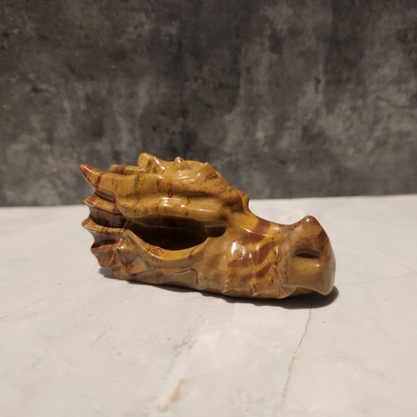 Jasper Dragon Head