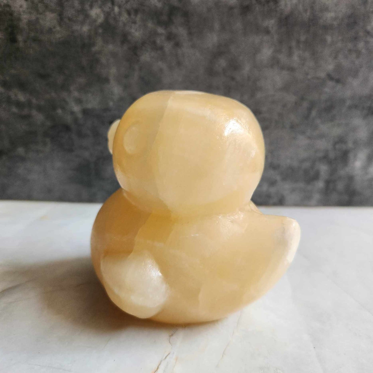 Orange Calcite Duck