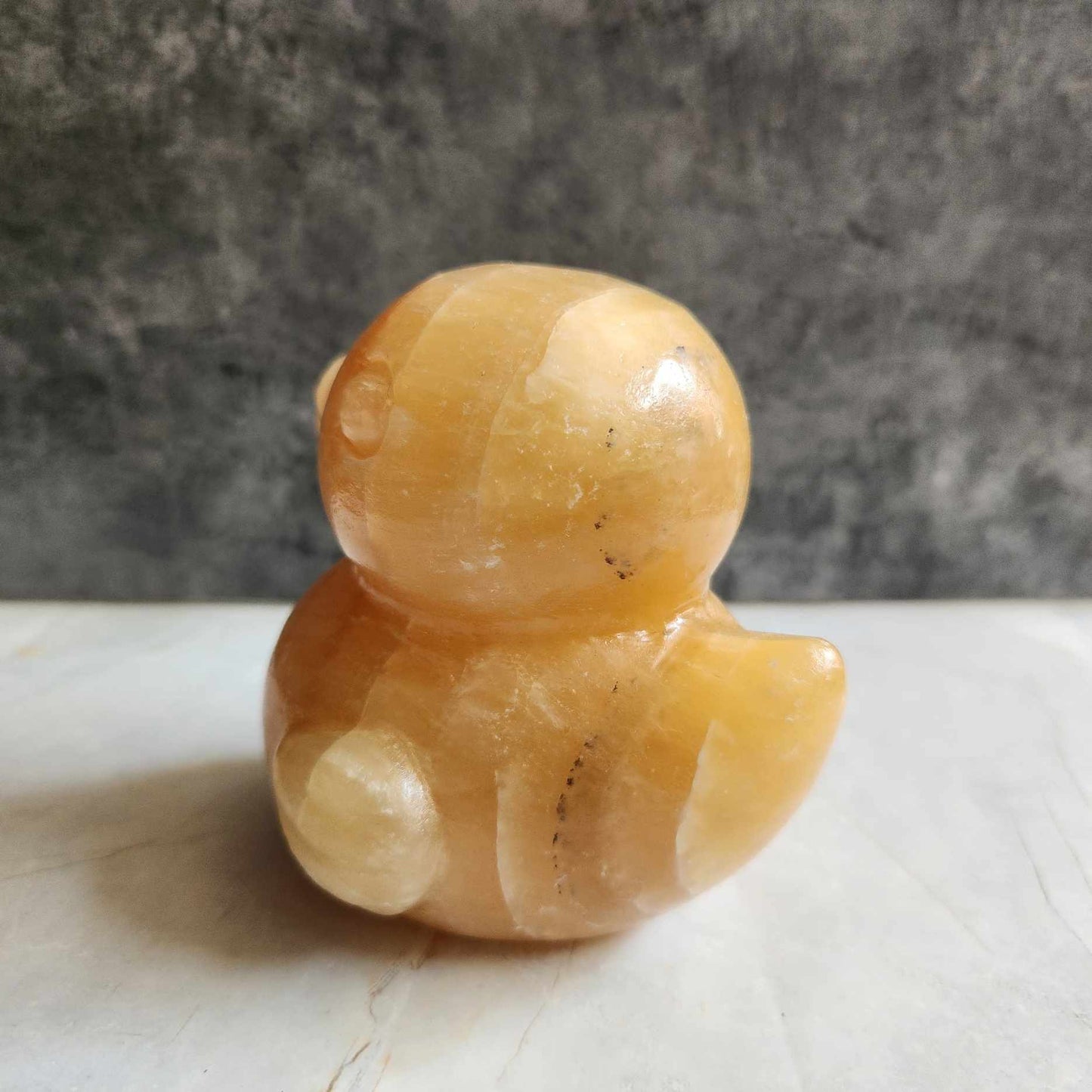 Orange Calcite Duck