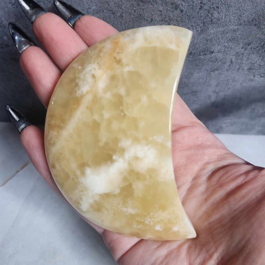Lemon Calcite Moon