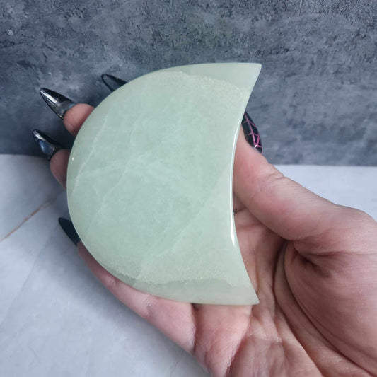Pistachio Calcite Moon