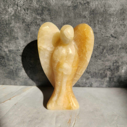 Orange Calcite Angel