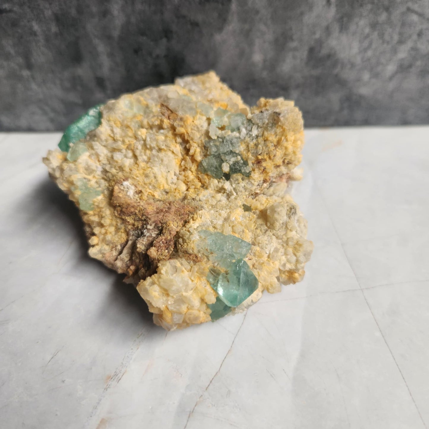 Fluorite in Matrix
