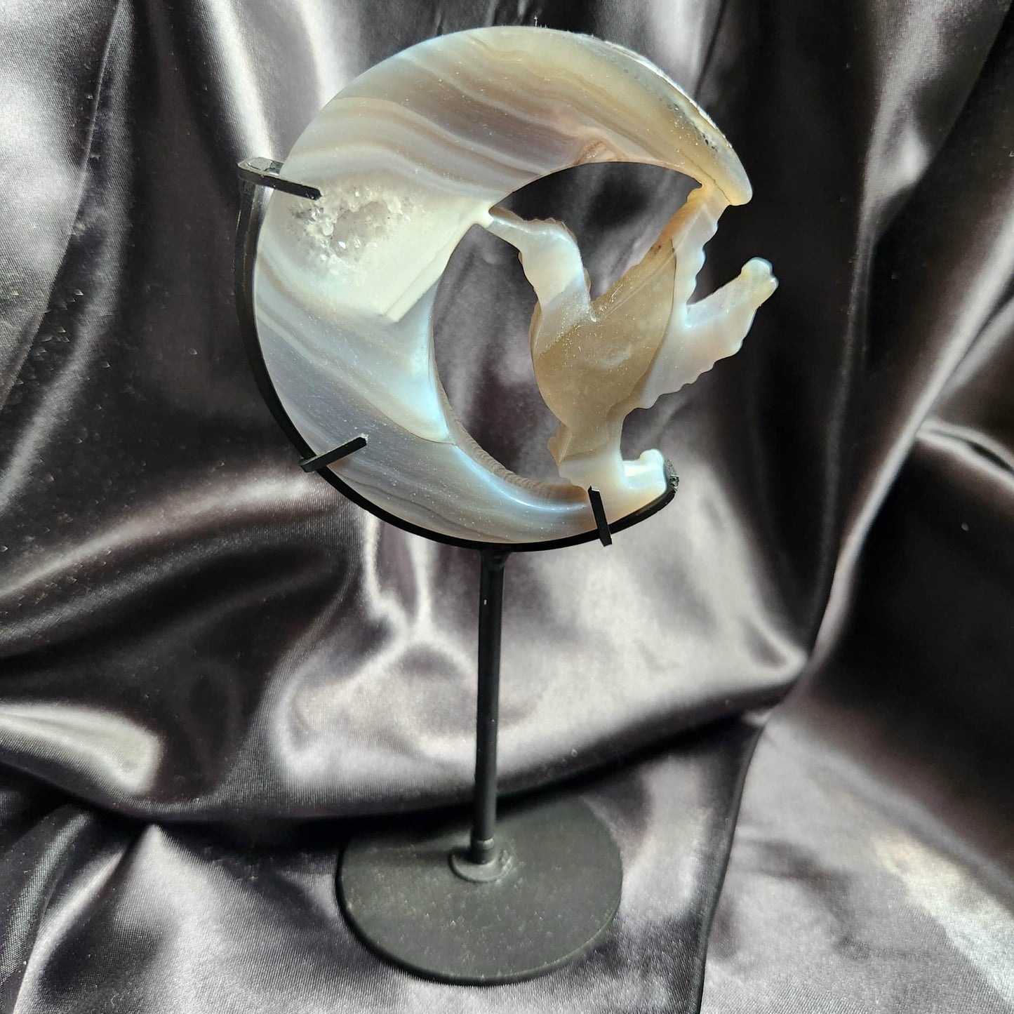 Druzy Agate Hummingbird