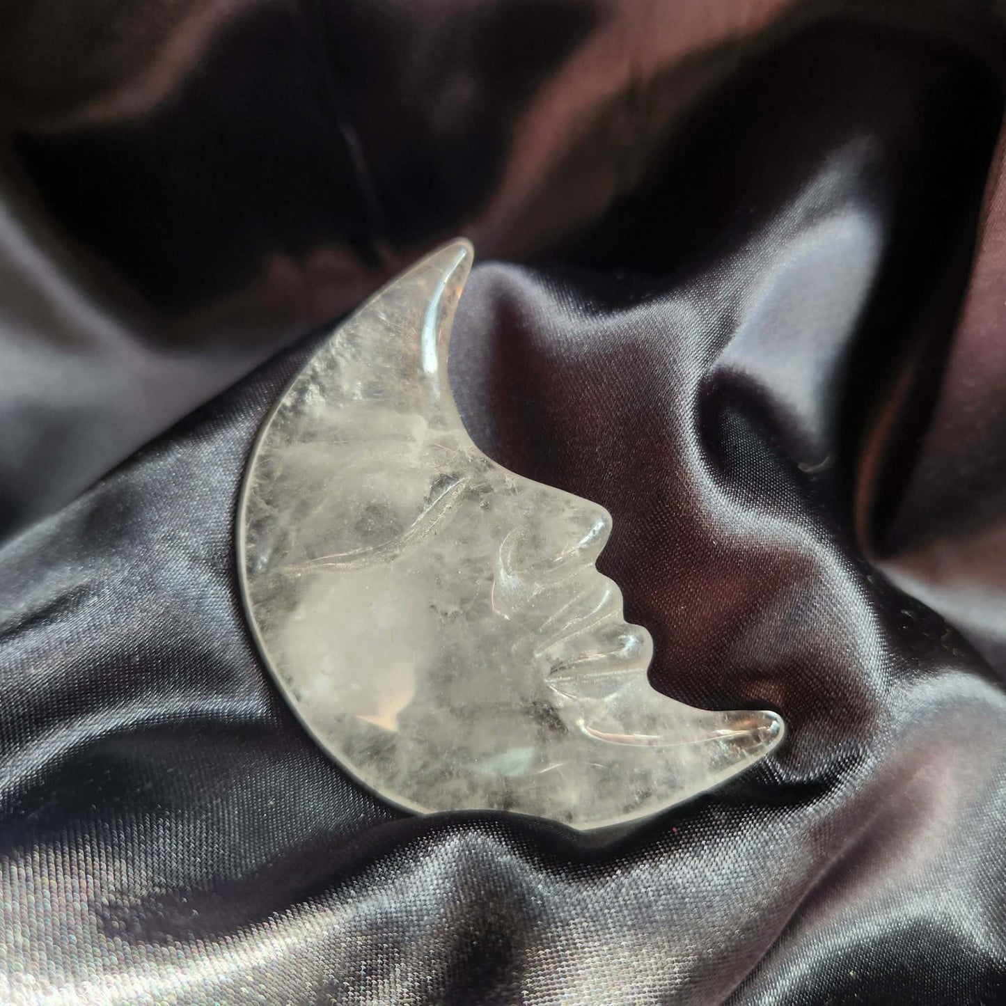 Clear Quartz Moon