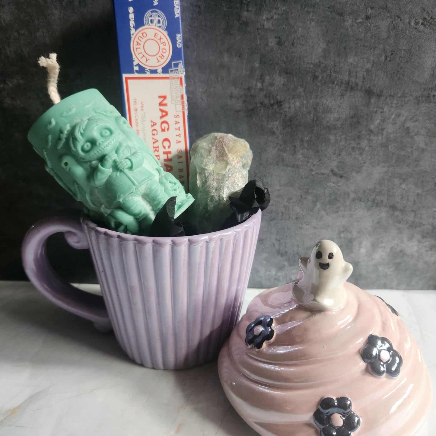 Boo Basket Cupcake Mugs