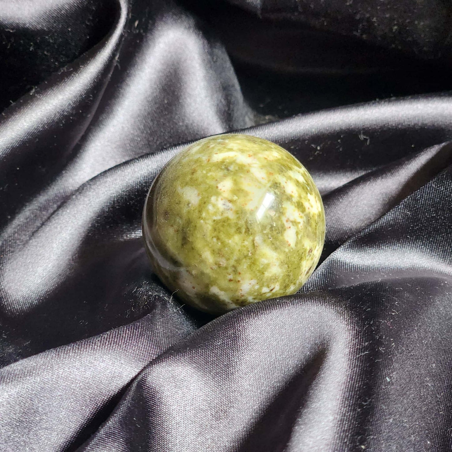 Snowflake Epidote with Garnet