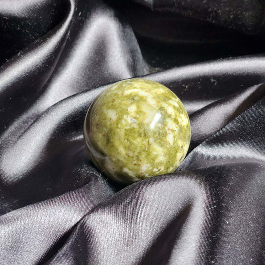 Snowflake Epidote with Garnet