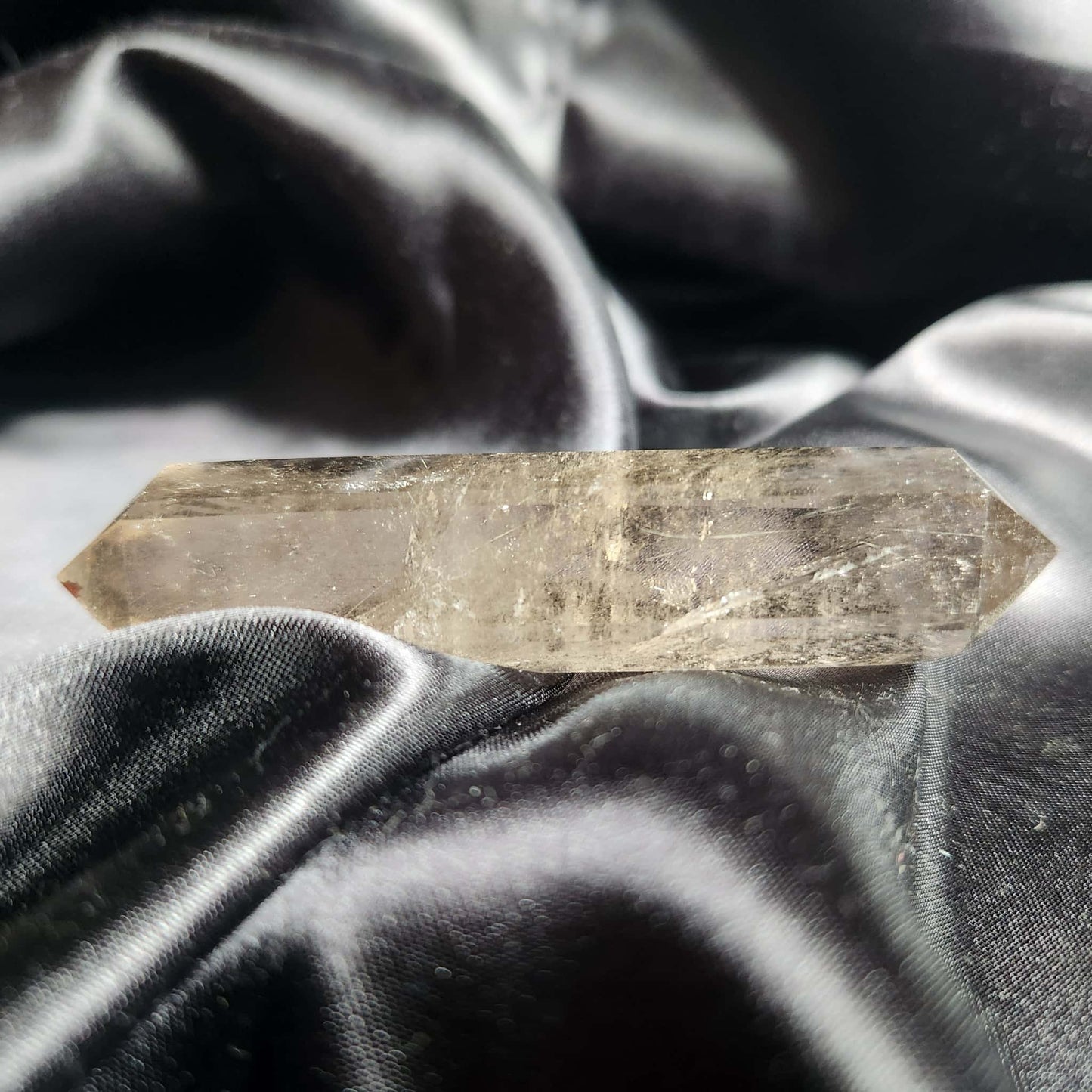 Rutile in Smokey Quartz