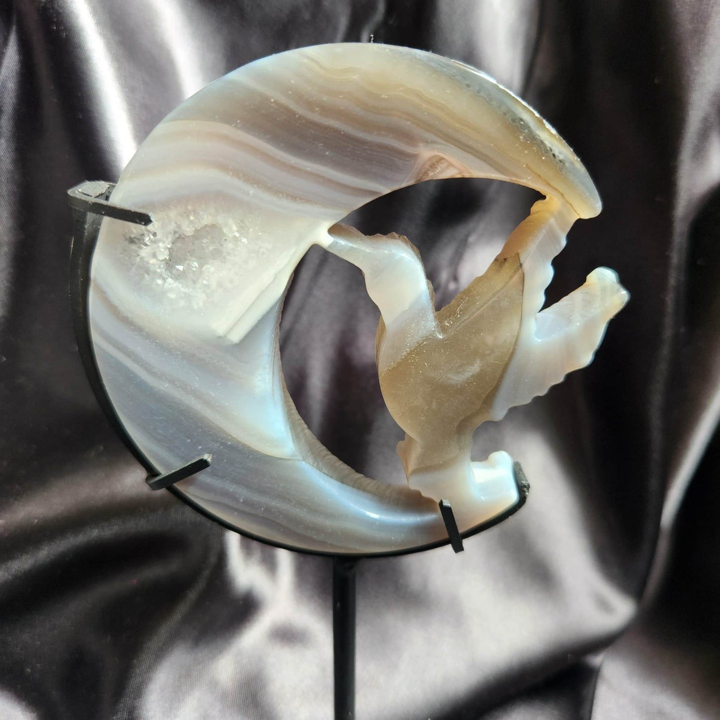 Druzy Agate Hummingbird