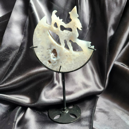 Druzy Agate Witch